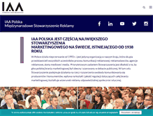 Tablet Screenshot of iaa.org.pl